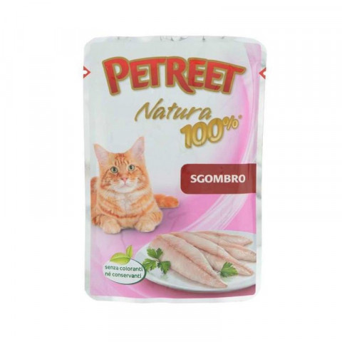 Влажный корм Petreet Natura для взрослых кошек с макрелью - 85 г