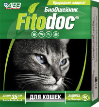 Fitodoc репеллентный биоошейник от блох и клещей для кошек 35 см