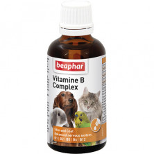Комплекс витаминов группы В Beaphar Vitamine-B-Komplex для кошек, собак и птиц - 50 мл