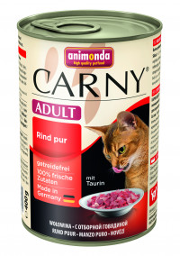 Animonda Консервы Carny Adult с отборной говядиной для взрослых кошек всех пород - 400 г