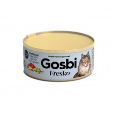 Влажный корм Gosbi Fresko для стерилизованных кошек с говядиной и курицей - 70 г