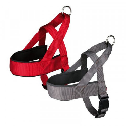 Шлейка Trixie Norwegian для собак L 60–76 см/40 мм темно-серая