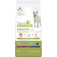 Trainer Natural Sensitive Plus гипоаллергенный сухой корм для взрослых собак средних и крупных пород c кроликом 12 кг