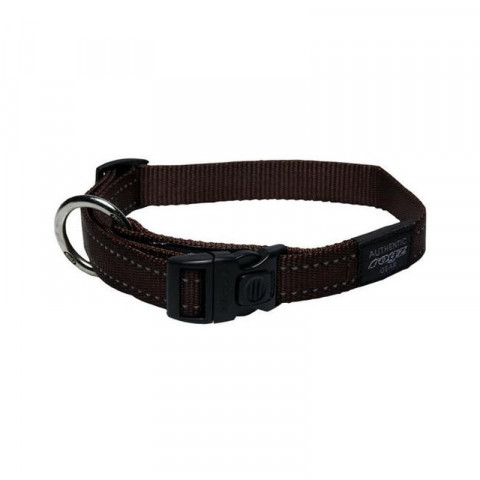 Rogz ошейник для собак мелких пород размер S серия Utility, обхват шеи 200-310 мм, шоколад