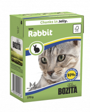 Bozita кусочки в желе со вкусом кролика для кошек - 370 г