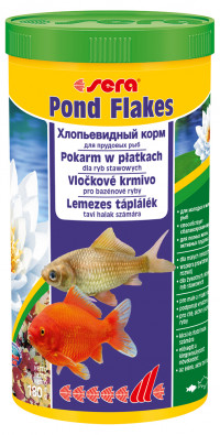 Sera Pond Flakes Корм для прудовых рыб - 1 л
