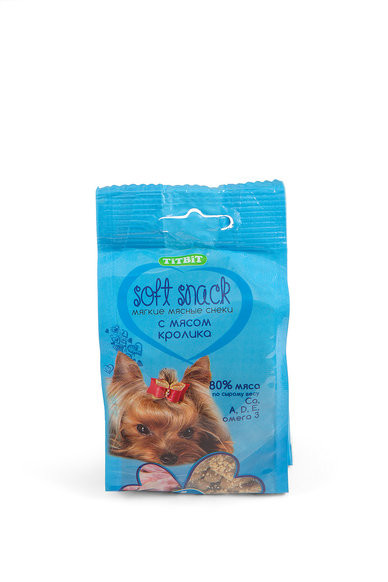 Titbit Снек мягкий с мясом кролика - 100 г