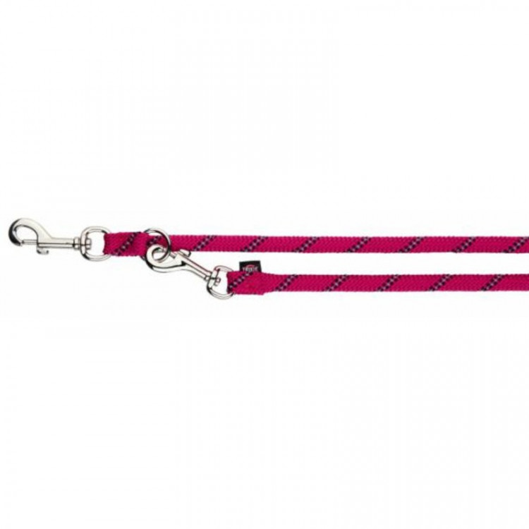 Поводок-перестежка Trixie Sporty Rope для собак L–XL 2,00 м/ф13 мм фуксия 1 ш