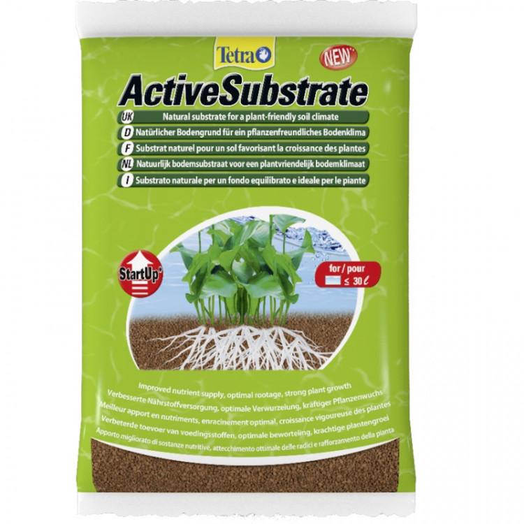 Грунт Tetra ActiveSubstrate натуральный для растений - 3 л 1 ш
