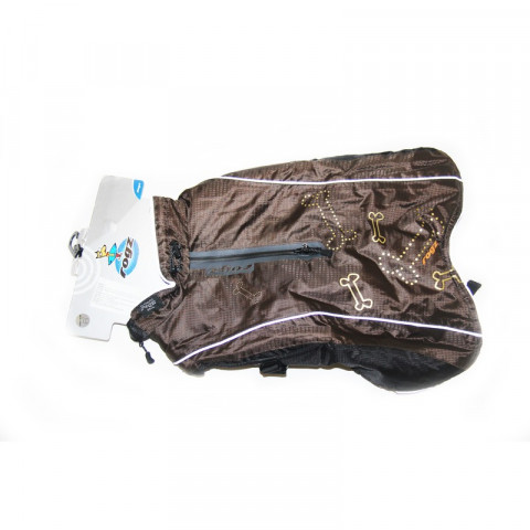 Rogz попона утепленная, длина спины собаки 32 см светло-коричневая 1 ш