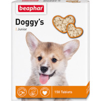 Лакомство Beaphar Doggy`s Junior для щенков витаминизированное сердечки - 150 таб