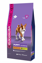 Eukanuba Puppy Medium Breed для щенков средних пород с курицей - 15 кг