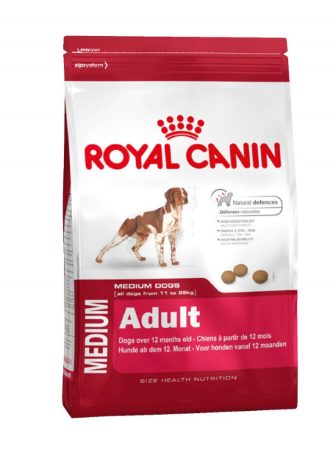 Royal Canin Medium Adult сухой корм для взрослых собак средних пород - 15 кг