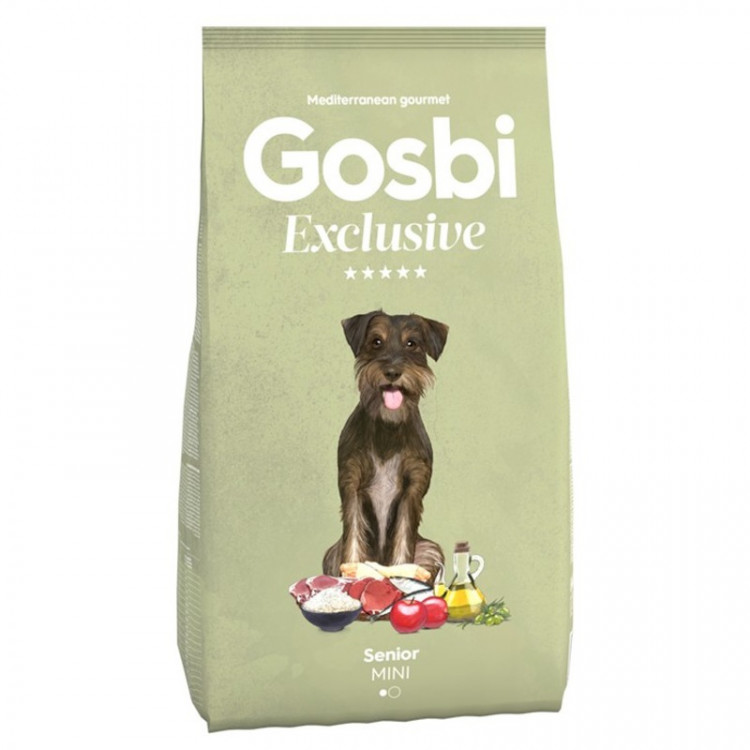 Сухой корм Gosbi Exclusive для пожилых собак мелких пород с курицей - 7 кг