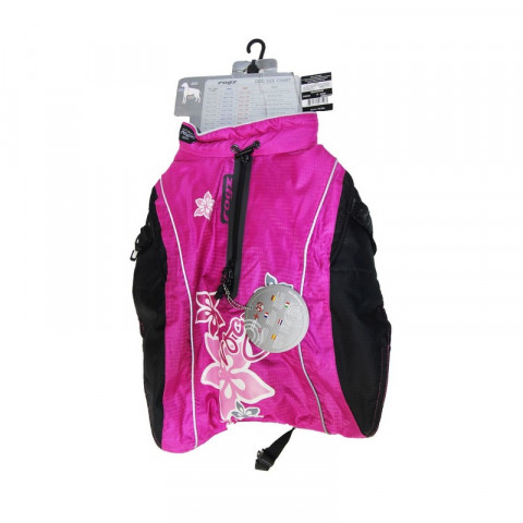 Rogz попона утепленная, длина спины собаки 32 см розовая 1 ш