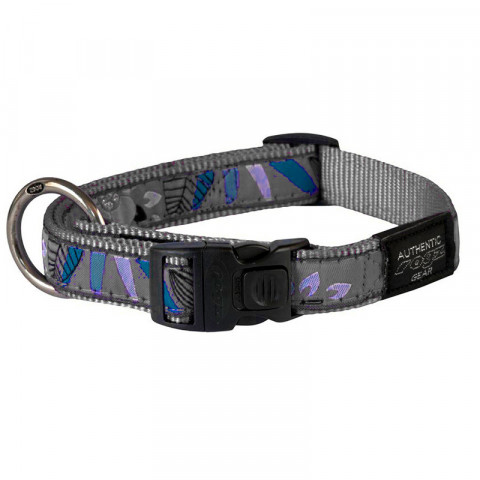 Rogz ошейник для собаки классический, обхват шеи 200-310 мм, HB01CM, мята серебро