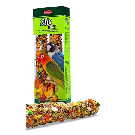 Лакомство палочки Padovan Stix Fruit для средних попугаев фруктовые - 100 г