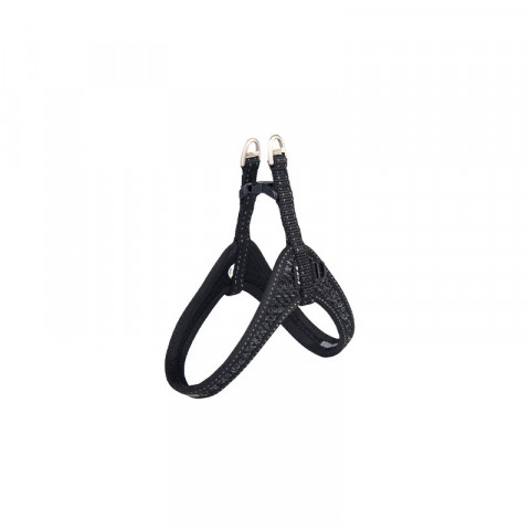 Rogz шлейка с мягкими вставками легконадеваемая, 520 мм (обхват шеи), SJQ52A, черный