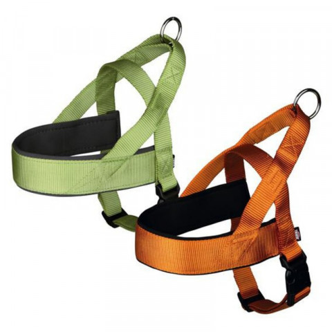 Шлейка Trixie Norwegian для собак L 60–76 см/40 мм медно-оранжевая