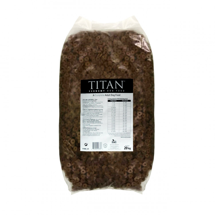 TITAN Economy Adult Dog Food корм для взрослых собак всех пород - 20 кг