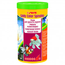 Sera Goldy Color Spirulina Корм для золотых рыб в гранулах для улучшения окраски - 1 л