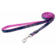 Поводок Rogz для собак мелких пород розовый 1,8 м