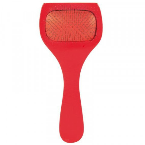 Trixie Щетка-пуходерка мягкая 13,5 х 6 см односторонняя, дерево 1 ш