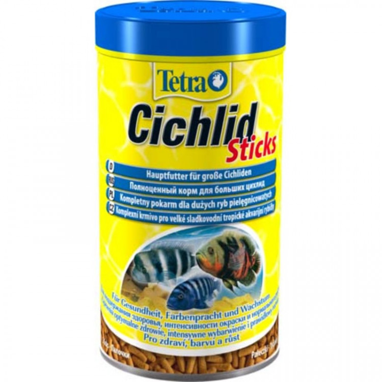 Корм Tetra Cichlid Sticks для всех видов цихлид в палочках - 500 мл 160 г