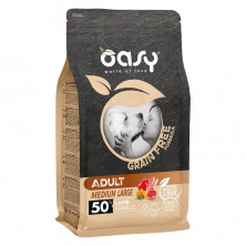 Oasy Dry Dog Grain Free Adult Medium сухой беззерновой корм для взрослых собак средних пород с ягненком - 2,5 кг