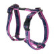 Шлейка Rogz для собак средних пород сине-розовая