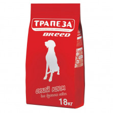 Сухой корм Трапеза Breed для взрослых собак средних пород с говядиной - 18 кг