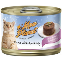 Pettric Mew Planet влажный корм для кошек в форме паштета с тунцом и анчоусами - 160 г