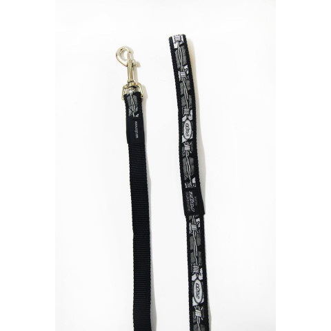 Rogz поводок для собак средних пород 140 см черно синий