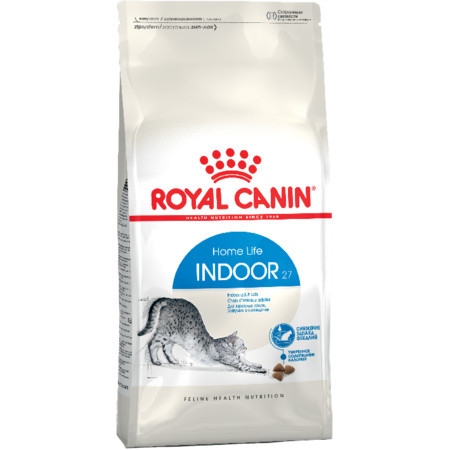 Royal Canin 27 для кошек, живущих в помещении, для снижения запаха стула 4 кг