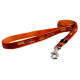 Поводок Rogz для собак средних и мелких пород оранжевый 1,4 м