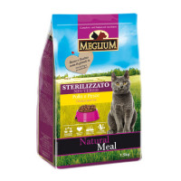 Meglium Neutered для стерилизованных кошек с курицей и рыбой - 1,5 кг