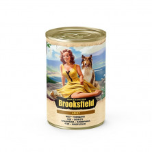 Brooksfield Adult Dog влажный корм для собак с говядиной и рисом в консервах - 400 г