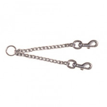 Поводок-сворка Trixie хромированная цепь для собак 60 см/4,0 мм