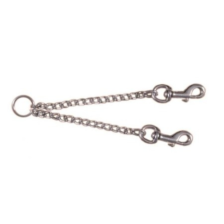 Поводок-сворка Trixie хромированная цепь для собак 60 см/4,0 мм
