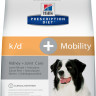 Hill's Prescription Diet k/d + Mobility Kidney+Joint Care корм для собак диета для поддержания здоровья почек и суставов одновременно 12 кг