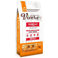 Vivere Maxi Adult сухой корм для взрослых собак крупных пород со вкусом ягненка - 12 кг