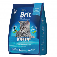 Brit Premium Cat Kitten (Сухой корм для котят с курицей) 400 г