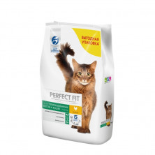 Perfect Fit сухой корм для взрослых кастрированных котов / стерилизованных кошек с курицей - 10 кг
