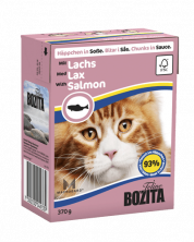 Bozita кусочки в соусе со вкусом лосося для кошек - 370 г