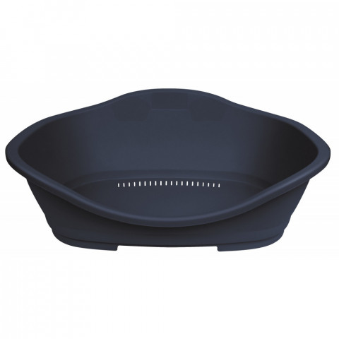 Trixie Лежак Sleeper, 2, пластик: внеш. 68×47 см/внутр. 56×37 см, тёмно-серый