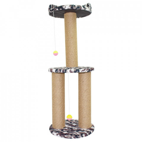 Glory Life когтеточка 2-х этажная с лежаком, 95 см