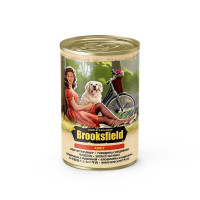 Brooksfield Adult Dog влажный корм для собак с говядиной, индейкой и рисом в консервах - 400 г