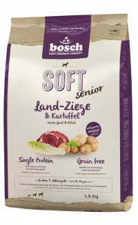 Bosch Soft Senior с козлятиной и картофелем полувлажный корм для пожилых собак 2,5 кг