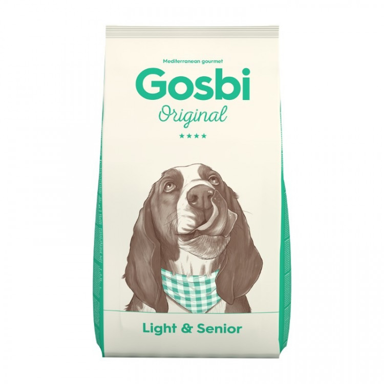 Сухой корм Gosbi Original для взрослых собак, против лишнего веса и старения с курицей - 3 кг
