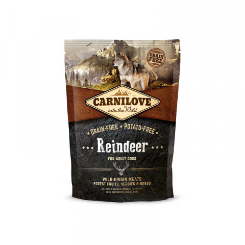 Carnilove «Мясо северного оленя» для взрослых собак всех пород - 1,5 кг